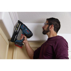 Factory Reconditioned Bosch 18V Brushless Lithium-Ion 15-Gauge Cordless Angled Finish Nailer Kit (2 Ah)