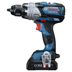 Factory Reconditioned Bosch 18V Brushless Lithium-Ion 1/2 in. Cordless Connected-Ready Hammer Drill Driver Kit with 2 Batteries (4 Ah)