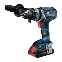Factory Reconditioned Bosch 18V Brushless EC Connected Ready, Brute Tough Lithium-Ion 1/2 in. Cordless Drill Driver Kit with 2 Compact Batteries (4.0 Ah)
