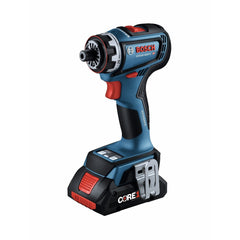 Factory Reconditioned Bosch 18V Brushless Lithium-Ion Cordless 5-In-1 Flexiclick System Drill Driver with 2 Batteries (4 Ah)