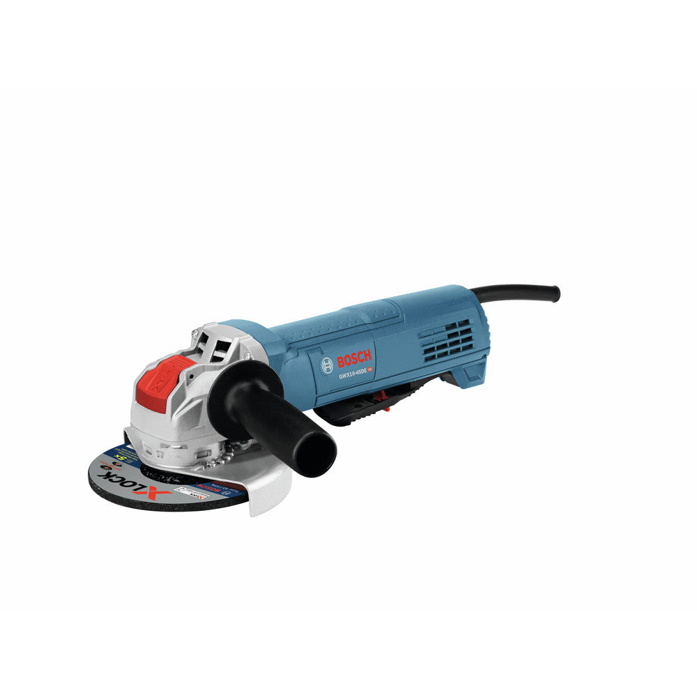 Factory Reconditioned Bosch 120V 10 Amp X-LOCK Ergonomic 4-1/2 in. Corded Angle Grinder