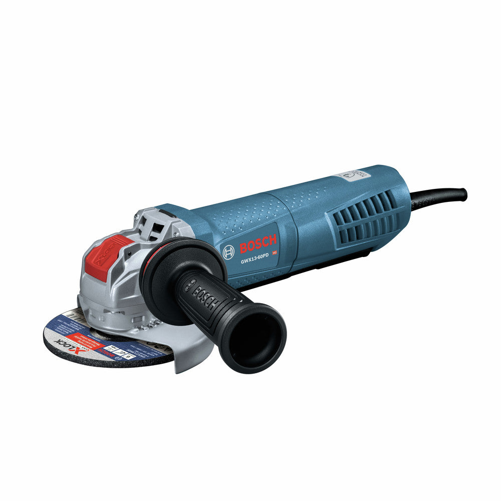 Factory Reconditioned Bosch X-LOCK 120V 13 Amp Brushed 6 in. Corded Angle Grinder with No Lock-On Paddle Switch