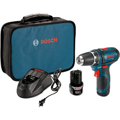 Factory Reconditioned Bosch 12V MAX Lithium-Ion 3/8 in. Cordless Drill Driver Kit (2 Ah)