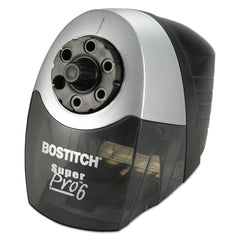 Bostitch Super Pro 6 6.13 x 10.69 x 9 AC-Powered Commercial Electric Pencil Sharpener - Gray/Black