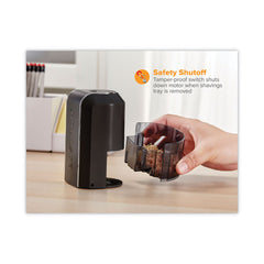 Bostitch 4.5 in. x 3.75 in. x 5.5 in. AC-Powered Vertical Electric Pencil Sharpener - Black