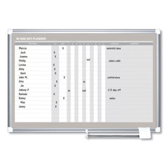 MasterVision 36 in. x 24 in. In-Out Magnetic Dry Erase Board - Silver Frame