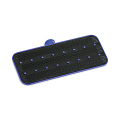 Boardwalk 4 in. x 9 in. Plastic Swivel Pad Holder - Blue (12/Carton)
