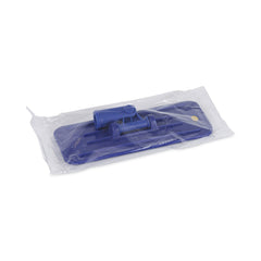 Boardwalk 4 in. x 9 in. Plastic Swivel Pad Holder - Blue