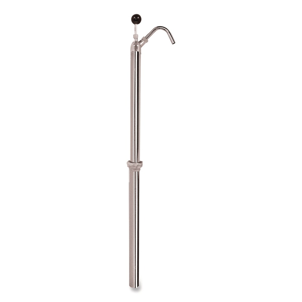 Boardwalk 22 oz. Pump Steel 42.5 in. Tall Bottle Pump - Chrome