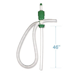 Boardwalk 46 in. Tall 5 gpm Plastic Drum Pump - Clear