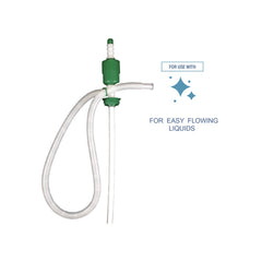 Boardwalk 46 in. Tall 5 gpm Plastic Drum Pump - Clear