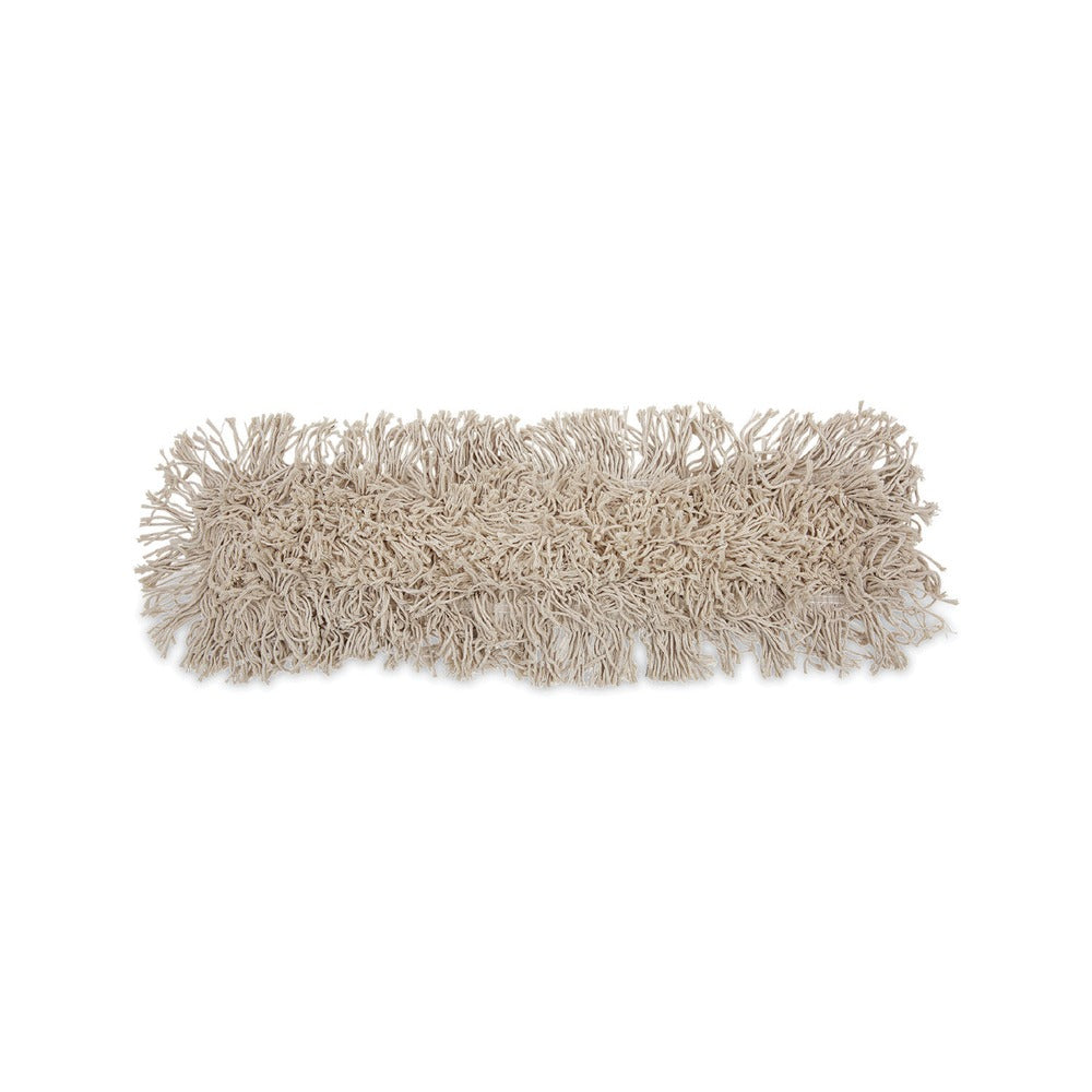 Boardwalk 24 in. x 3 in. Cotton Dust Mop Head - White