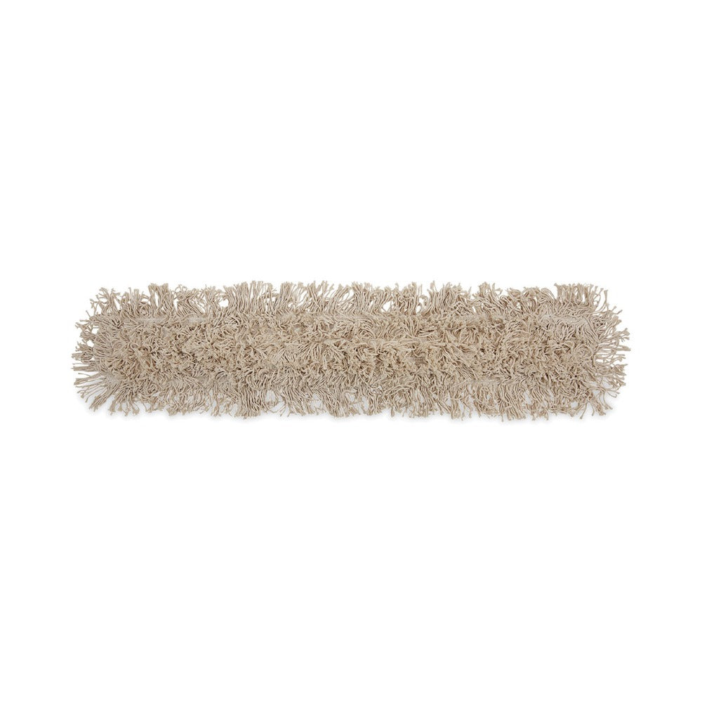 Boardwalk 36 in. x 3 in. Cotton Dust Mop Head - White
