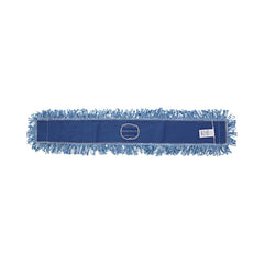 Boardwalk 48 in. x 5 in. Cotton/Synthetic Blend Dust Mop Head - Blue