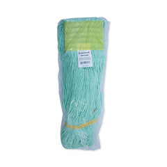 Boardwalk BWK1200MCT EcoMop 12/Carton Recycled Fibers, Looped-End Mop Head - Medium, Green
