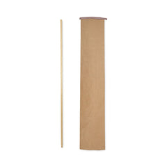 Boardwalk 0.94 in. x 60 in. Threaded End Lacquered Wood Broom Handle - Natural