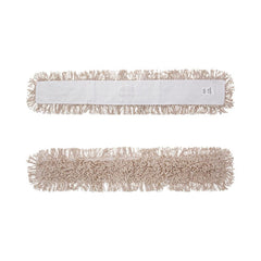 Boardwalk BWK1348 48 in. x 5 in. Hygrade Cotton Industrial Dust Mop Head - White