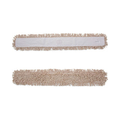 Boardwalk 60 in. x 5 in. Hygrade Cotton Industrial Dust Mop Head - White