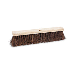 Boardwalk 18 in. Brush 3.25 in. Natural Palmyra Fiber Bristles Floor Brush Head