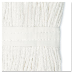 Boardwalk #16 Cut-End Cotton Wet Mop Head - White