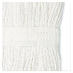 Boardwalk #24 Cut-End Cotton Wet Mop Head - White