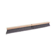 Boardwalk 3 in. Gray Flagged Polypropylene Bristles 36 in. Brush Floor Brush Head