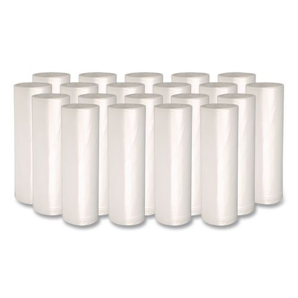 Boardwalk 1000-Piece/Carton High-Density 10-Gallon 6-Micron 24 in. x 23 in. Can Liners - Natural