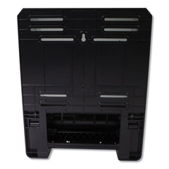 Boardwalk 12.31 in. x 9.31 in. x 15.94 in. Xtra Mechanical Hands-Free Towel Dispenser - Black (1-Carton)
