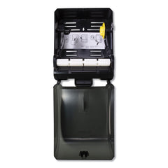 Boardwalk 12.31 in. x 9.31 in. x 15.94 in. Xtra Mechanical Hands-Free Towel Dispenser - Black (1-Carton)