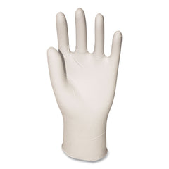 Boardwalk 4 mil 9.5 in. Long Powder-Free Synthetic Vinyl Gloves - Medium, Beige (100/Box)
