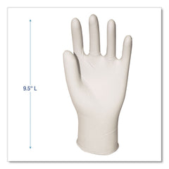 Boardwalk 4 mil 9.5 in. Long Powder-Free Synthetic Vinyl Gloves - Extra Large, Cream (100/Box, 10 Boxes/Carton)