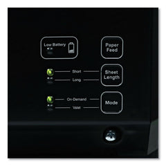 Boardwalk BWK33GREEN 12.31 in. x 9.31 in. x 15.94 in. Xtra Electronic Hand Towel Dispenser - Black (1-Carton)