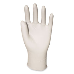 Boardwalk 4.4 mil 12 in. Long Powder-Free General-Purpose Latex Gloves - Large, Natural (100/Box)