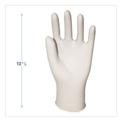 Boardwalk 4.4 mil 9.5 in. Long Powder-Free General-Purpose Latex Gloves - Medium, Natural (100/Box, 10 Boxes/Carton)