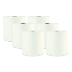 Boardwalk BWK35XTRA 1-Ply 8 in. x 800 ft. Xtra Roll Towels - White (6 Rolls/Carton)