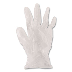 Boardwalk 2.6 mil 9.5 in. Long Powder-Free General Purpose Vinyl Gloves - Extra Large, Clear (100/Box, 10 Boxes/Carton)