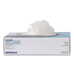 Boardwalk 2.6 mil 9.5 in. Long Powder-Free General Purpose Vinyl Gloves - Extra Large, Clear (100/Box, 10 Boxes/Carton)