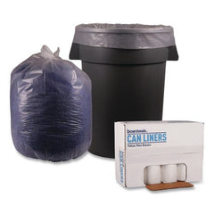 Boardwalk X8647DCKR01 43 in. x 47 in. 56 gal. 1.4 mil Low-Density Can Liners - Clear (100/Carton)
