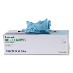 Boardwalk 9.5 in. 5 mil Disposable Examination Nitrile Gloves - XX-Large/Blue (1000/Carton)