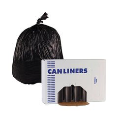 Boardwalk V7658HKKR01 38 in. x 58 in. 14 mic 60 Gallon High-Density Can Liners - Black (200/Carton)