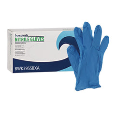 Boardwalk 5 mil Disposable Powder-Free Nitrile Gloves - Small, Blue (1000/Carton)