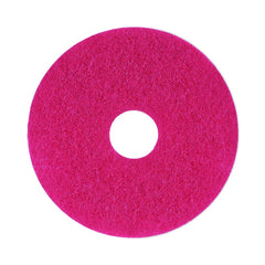 Boardwalk BWK4013RED 13 in. Diameter Buffing Floor Pads - Red (5/Carton)