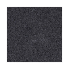 Boardwalk 16 in. Diameter Stripping Floor Pads - Black (5/Carton)