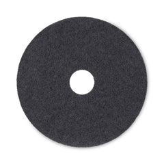 Boardwalk 17 in. Diameter Stripping Floor Pads - Black (5/Carton)