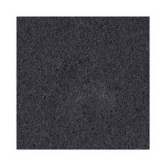 Boardwalk 17 in. Diameter Stripping Floor Pads - Black (5/Carton)