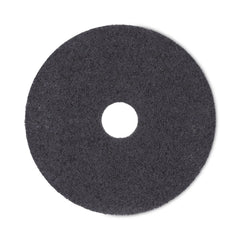 Boardwalk BWK4017HIP 17 in. Diameter High Performance Stripping Floor Pads - Black (5/Carton)