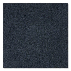 Boardwalk 19 in. Diameter High Performance Stripping Floor Pads - Black (5/Carton)