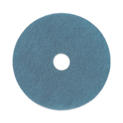 Boardwalk 20 in. Diameter Burnishing Floor Pads - Aqua (5/Carton)