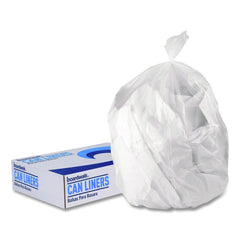 Boardwalk 40 in. x 46 in. 45 gal. 0.9 mil Low-Density Waste Can Liners - Clear (100/Carton)