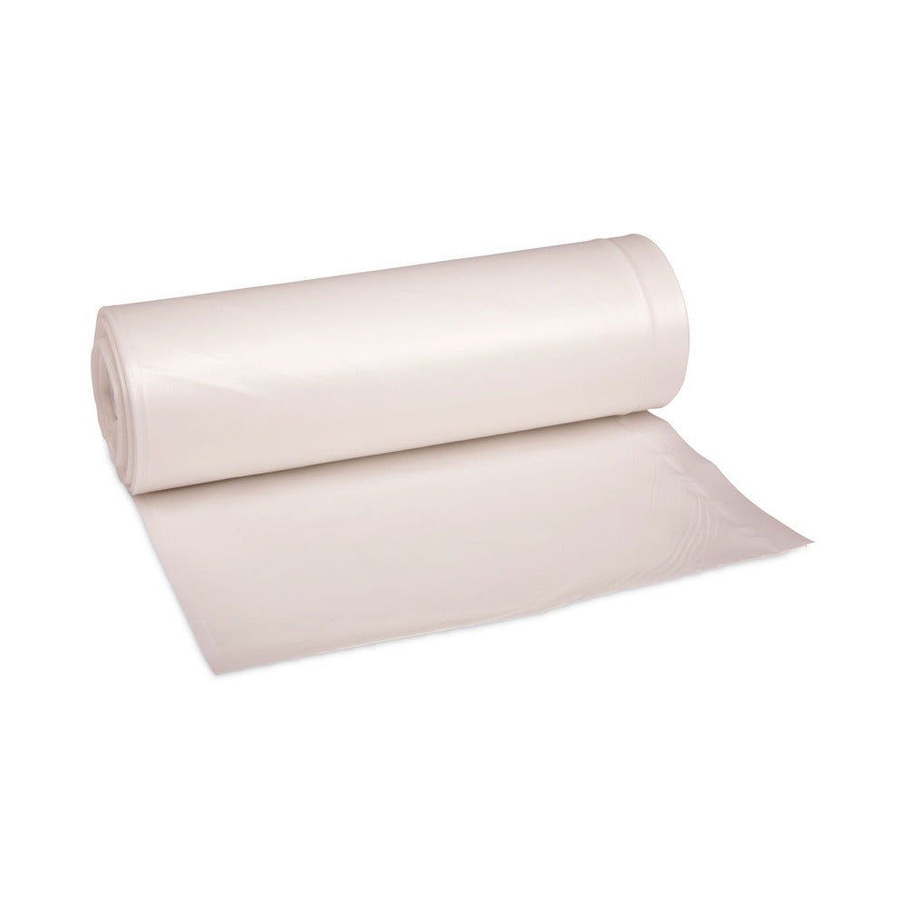 Boardwalk V8046ENKR01 40 in. x 46 in. 45 gal. 19 mic High-Density Can Liners - Natural (150/Carton)
